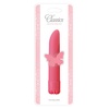 Malý elegantní vibrátor Classics na dráždění vaginy i klitorisu v růžové barvě s tichým motorkem a nastavitelnou intenzitou vibrací.