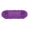 Pevné fialové Bondage lano pro svázání rukou i nohou současně - délka 10 m.