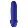 B Swish Bmine Basic – modrý vroubkovaný mini vibrátor na stimulaci ženských i mužských erotogenních zón.