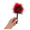 Jemné červeno-černé šimrátko Mini Feather.