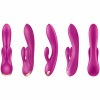 Satisfyer Double Flex smart vibrátor na klitoris a bod G v barvě magenta.