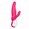 Vibrátor se stimulátorem klitorisu v krásné fuchsiové variantě - Satisfyer Vibes Mister Rabbit.