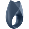 Flexibilní tmavě modrý vibrační kroužek Satisfyer Royal One smart pro delší erekci.