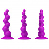 Designové kuličkové dildo Pretty Love Booty Passion II ve fialové barvě je vhodné i pro dráždění bodu G a prostaty.