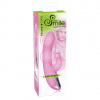 Balení růžového vibrátoru se stimulátorem klitorisu v růžově barvě ze silikonu Sweet Smile Gipsy Bunny.