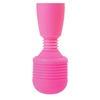 Detail Candy Pie Lively vibrátoru s wand masážní hlavicí, se silnými vibracemi v růžové barvě.