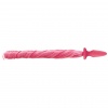 Růžový silikonový kolík s dlouhým ocáskem Unicorn Tails.
