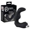 Balení silikonového vibračního stimulátoru na mužskou prostatu v černé barvě - Rebel.