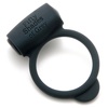 Silikonový erekční kroužek s hladkým povrchem v černé barvě - Yours and Mine.