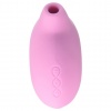 Lelo Sona Cruise růžová s detailem na sosáček klitorisu.