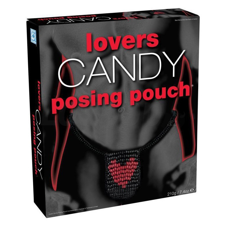 Levně Lovers Candy Posing Pouch - Sladká tanga pro muže