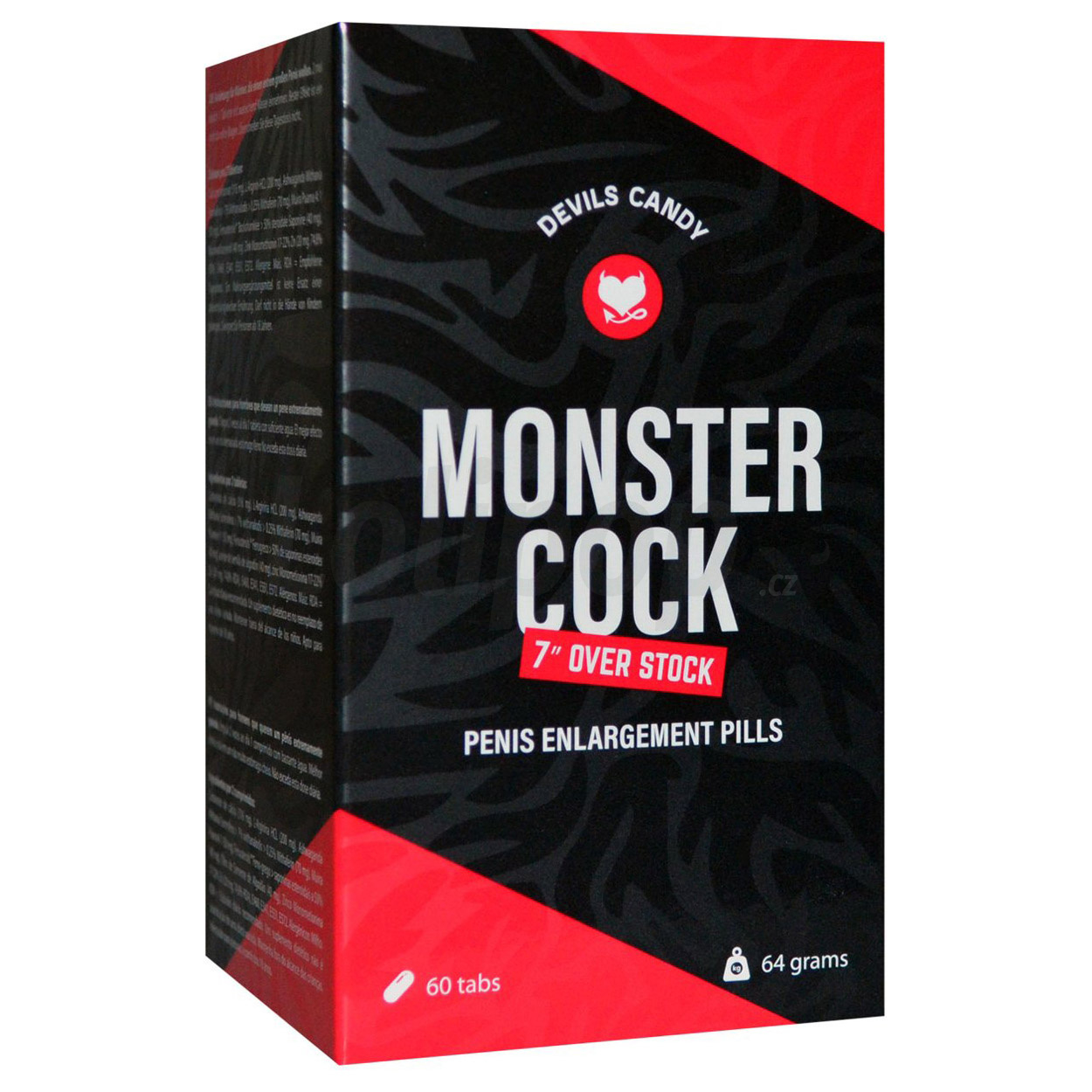 Levně Monster Cock tablety na prodloužení výkonu a zvětšení penisu 60 ks
