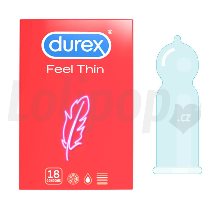 Levně Durex Feel Thin 18 ks