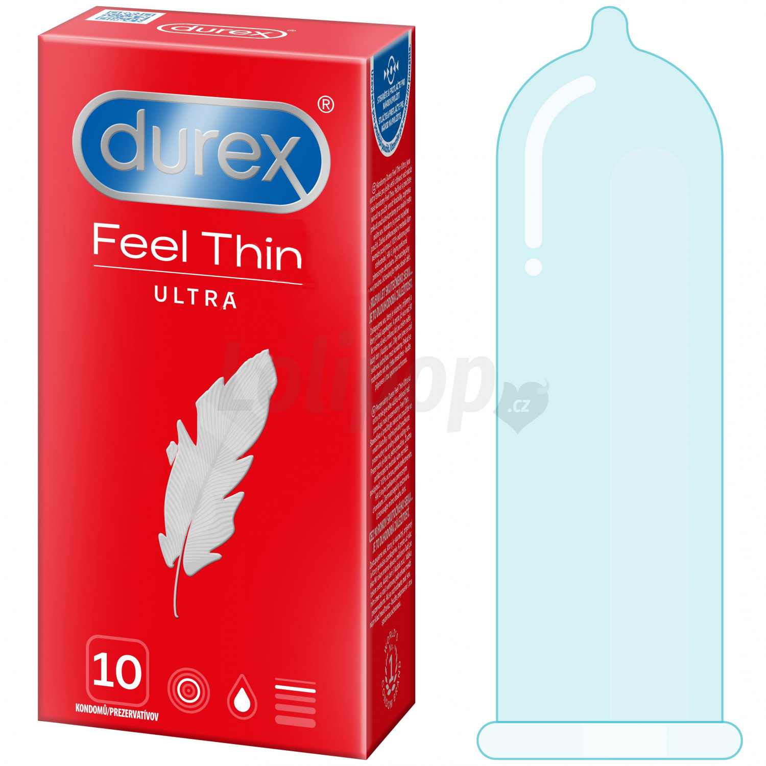 Levně Durex Feel Thin Ultra 10 pack