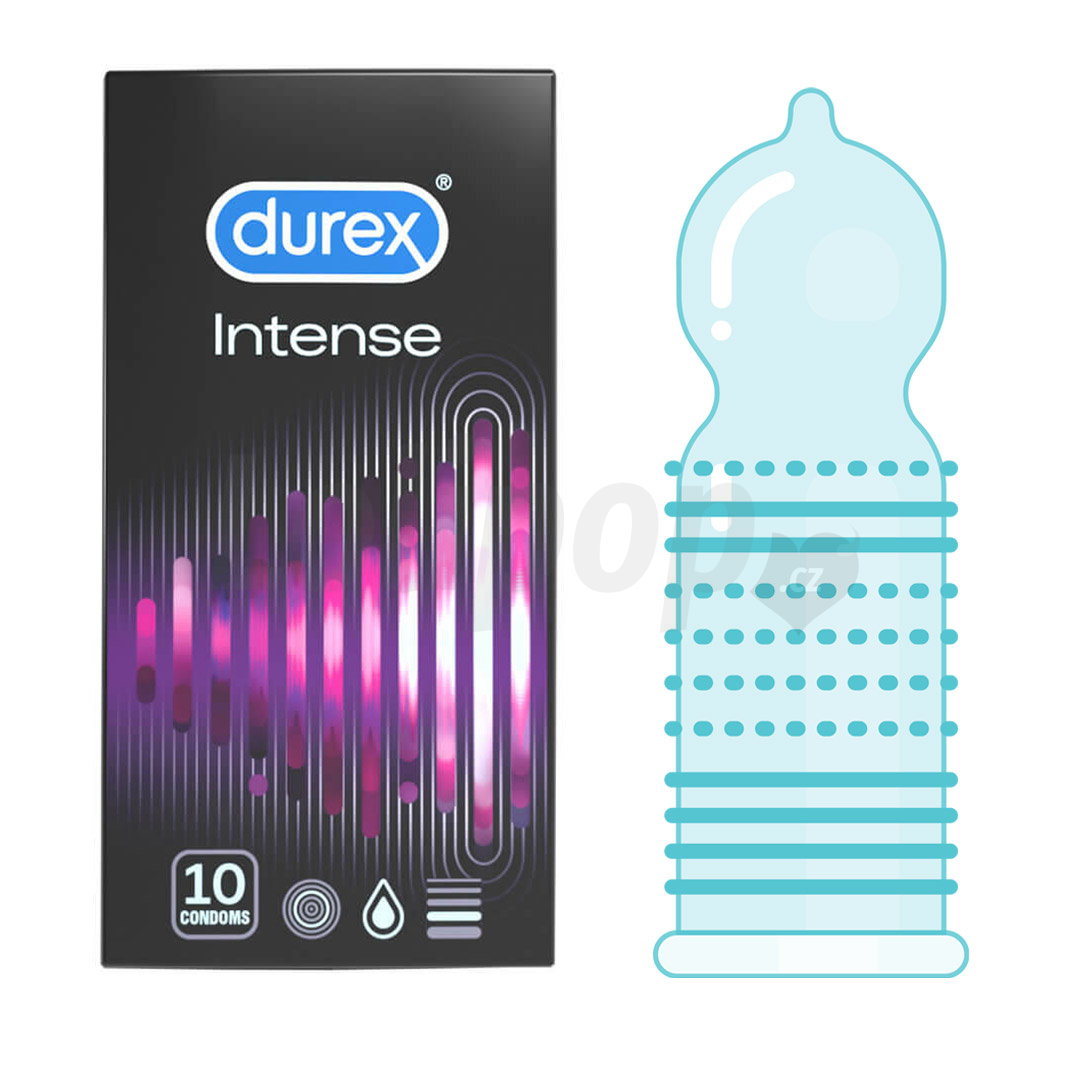 Levně Durex Intense Orgasmic 10ks