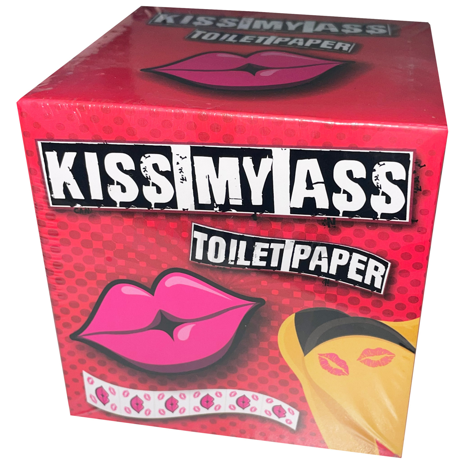 Levně Kiss My Ass toaletní papír s pusinkami
