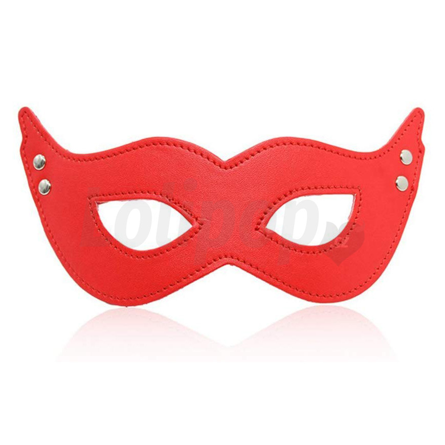 Levně Mystery Mask červená maska s otvory na oči