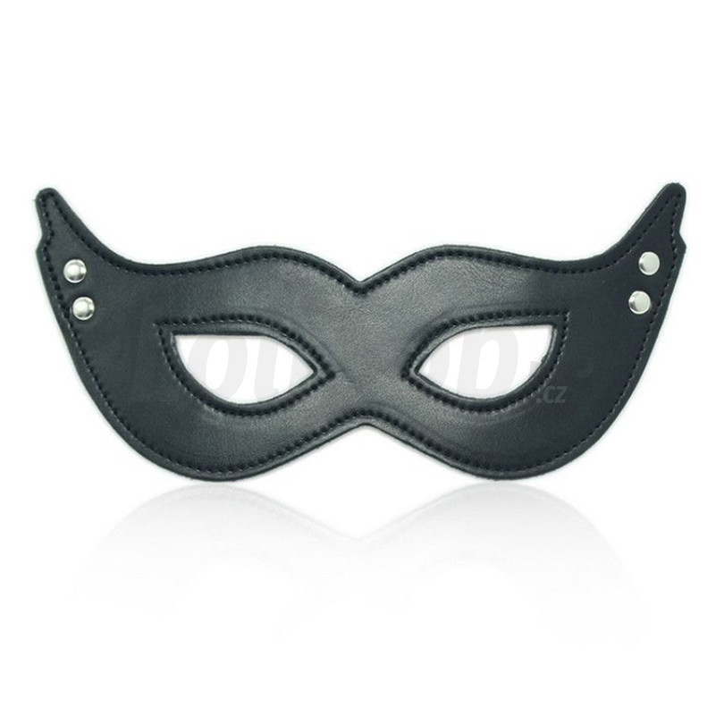 Levně Mystery Mask černá maska s otvory na oči