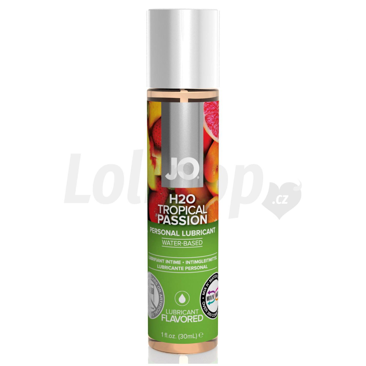 Levně JO H2O Tropical Passion lubrikant tropické ovoce 30 ml