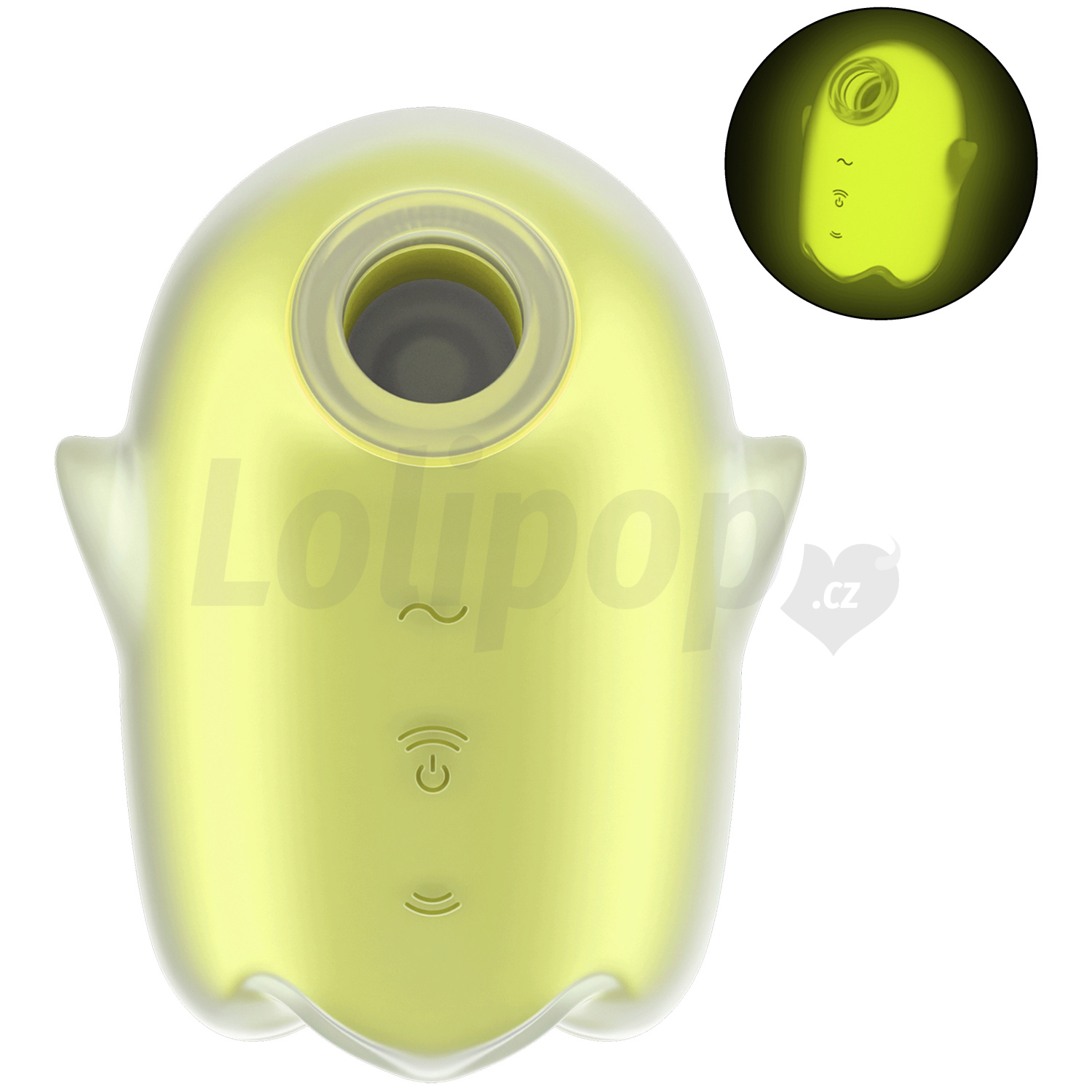 Levně Satisfyer Glowing Ghost svítící pulzační a vibrační stimulátor zelený