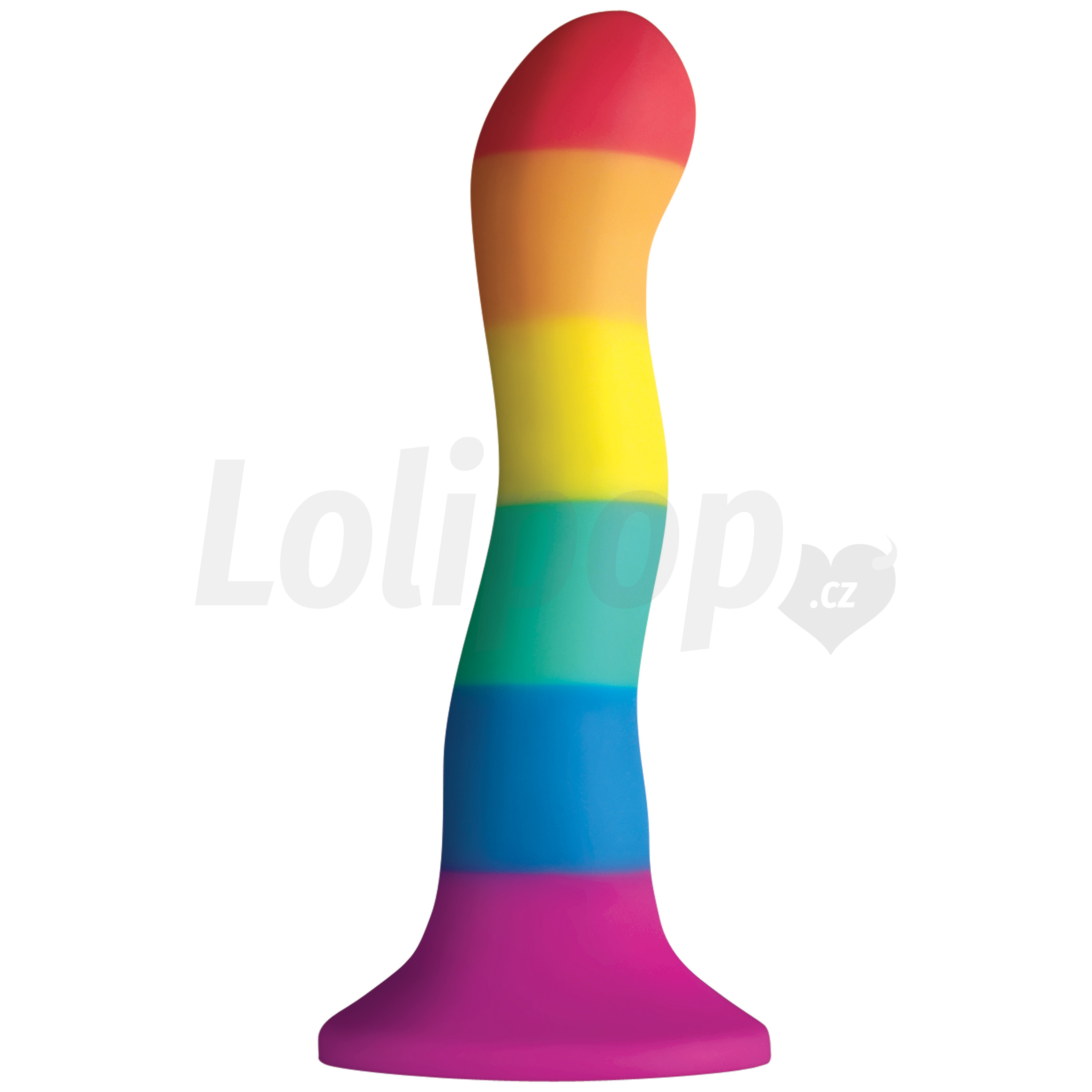Levně Colours Pride Edition Rainbow 6 Wave silikonové dildo
