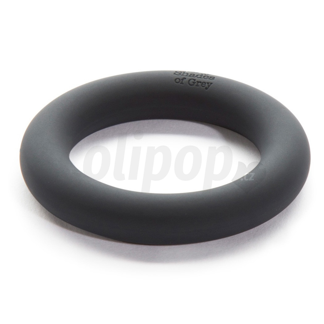 Levně Fifty Shades of Grey A Perfect O Silicone Love Ring