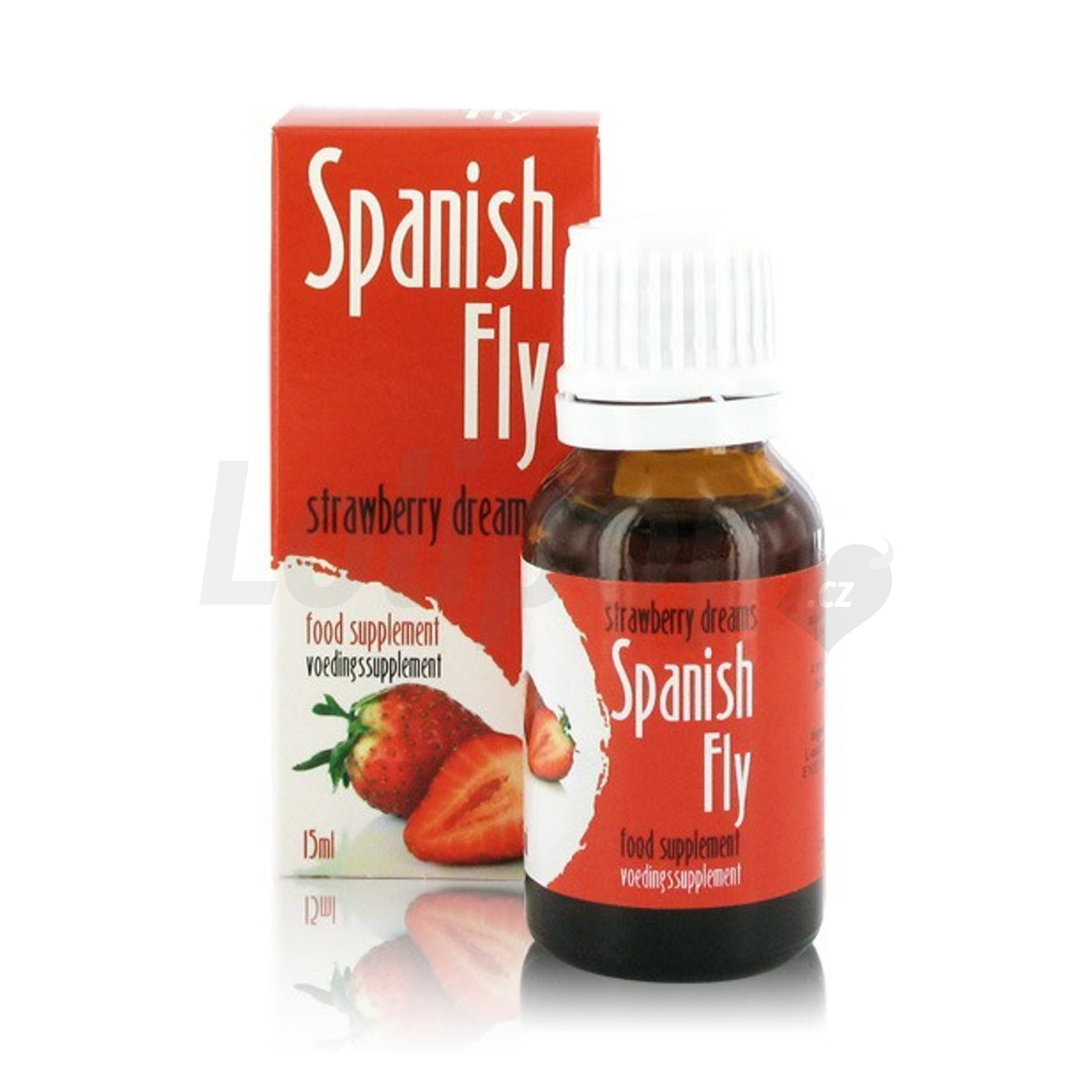 Levně Cobeco Pharma Spanish Drops Strawberry Dreams 15ml