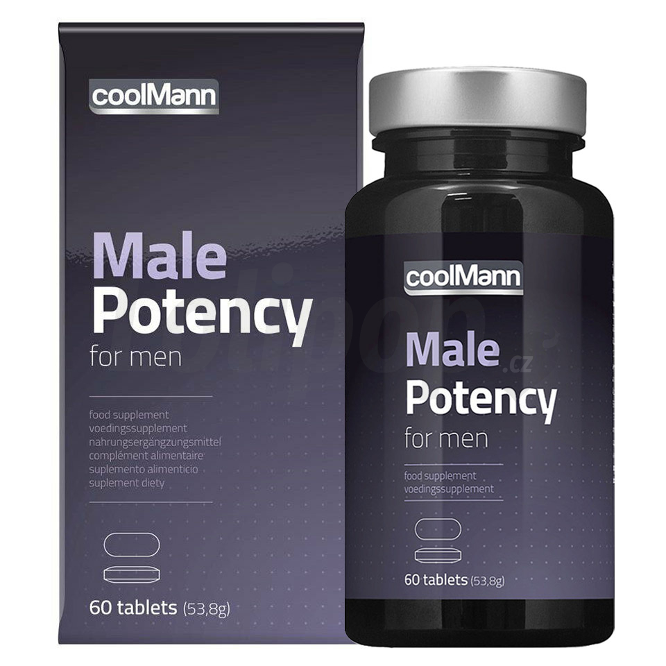 Levně CoolMann Male Potency tabletky na podporu sexuální aktivity 60 ks