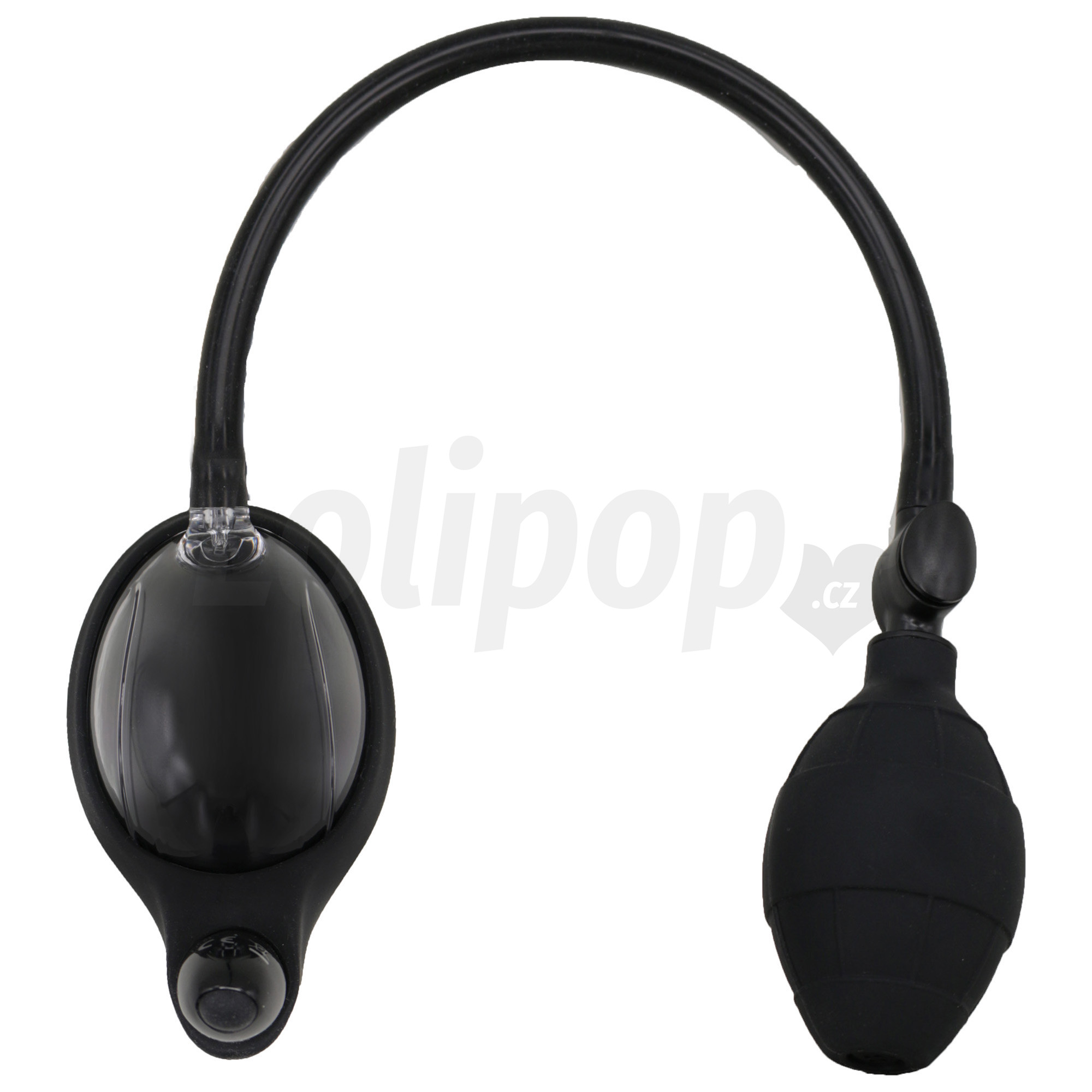Levně Premium vibrační silikonová pumpa černá