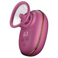 Automatická vakuová pumpa na klitoris s rotačním jazýčkem