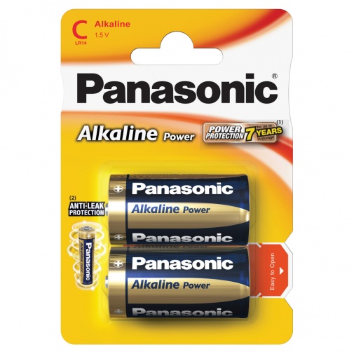 Alkalické baterie Panasonic C - LR14.