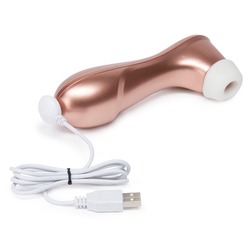Sací stimulátor klitorisu s nabíjením přes USB.