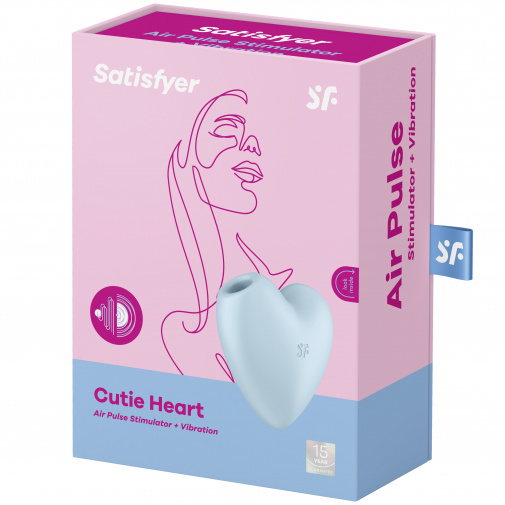Balení vibračního stimulátoru klitorisu Cutie Heart se speciální funkcí Air Pulse.