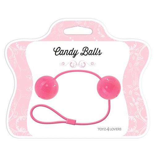 Balení růžových Candy venušiných kuliček. Vhodné jako dárek.