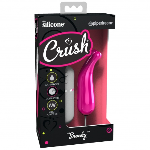 Balení růžového silikonového vibračního vajíčka Crush Snooky.