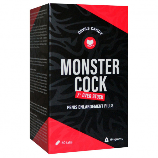 Monster Cock tablety na prodloužení výkonu a zvětšení penisu 60 ks