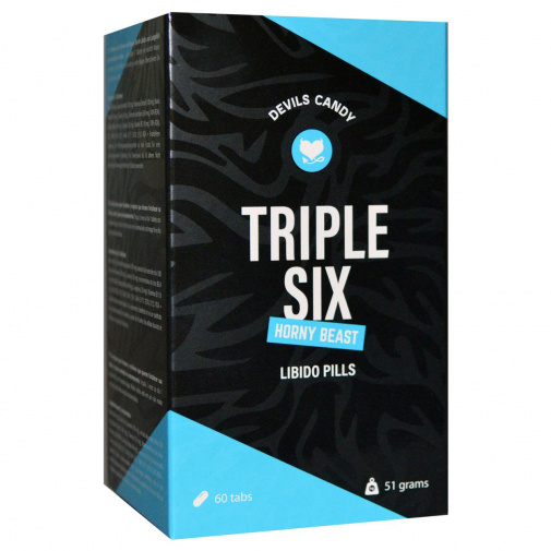 Triple Six afrodiziakální tabletky pro muže a ženy 60 ks