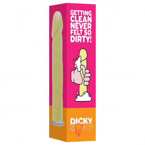 Dicky Soap mýdlo penis s přísavkou může posloužit jako zábavný erotický dárek.
