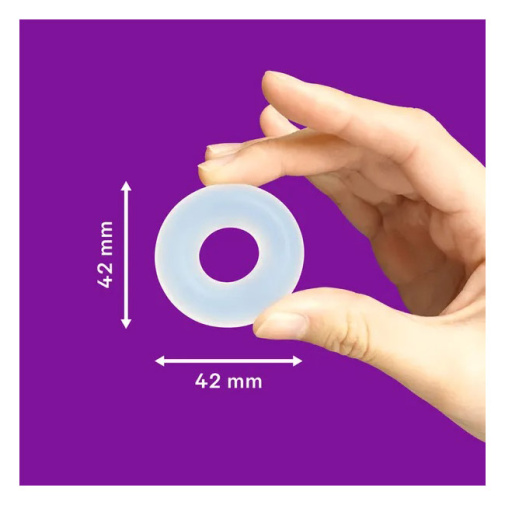Extrémně elastický, vibrační erekční kroužek Durex Pleasure Ring.