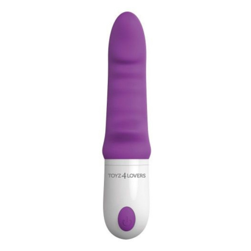Elys – fialový vibrátor se zahnutou špičkou na bod G masíruje doslova celou vagínu.