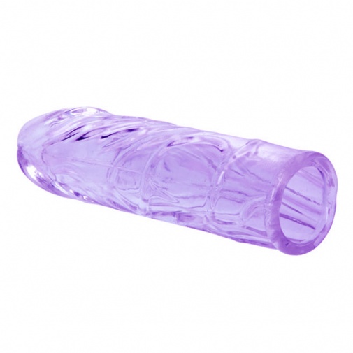 Realistický návlek na penis ve fialové variantě - Penis Sleeve.