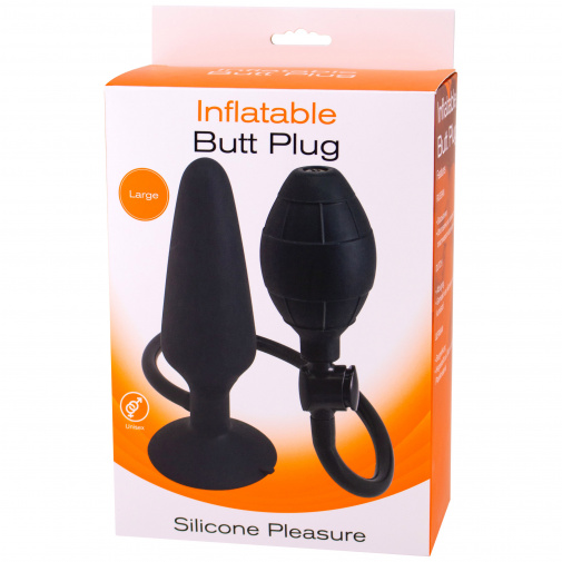 Nafukovací silikonový anální kolík Inflatable Butt Plus L velký.