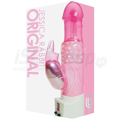 Jessica Rabbit Original růžový vibrátor se stimulátorem klitorisu.