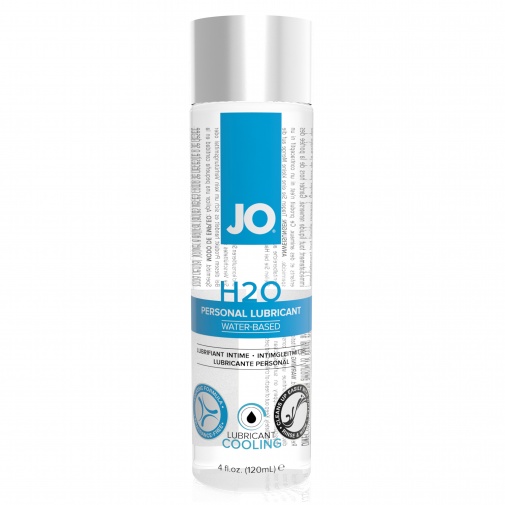 Chladivý lubrikační gel na bázi vody Jo Women H2O Cool v objemu 120 ml.