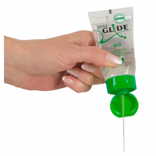 Just Glide Bio lubrikant s veganským složením.