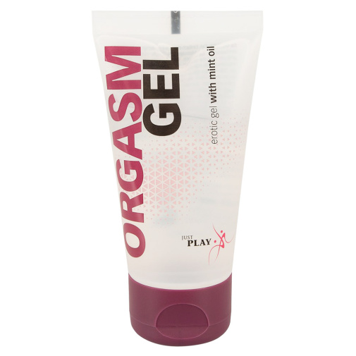Hustý stimulační gel s mátovým olejem na klitoris a jiné erotogenní zóny v objemu 50 ml – Orgasm Gel Just Play.