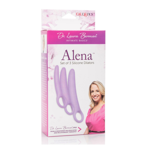 Silikonové vaginální dilatátory Alena pro posilnění a uvolnění vaginálních svalů.