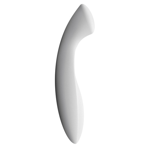Oboustranný vibrátor z luxusního silikonu v bílé barvě