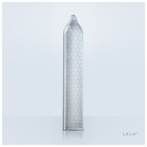 Extra tenké a vysoce odolné kondomy pro obdařenější muže - Lelo Hex Respect XL.