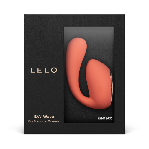 Luxusní balení vibrátoru Lelo Ida Wave je vhodné jako dárek.